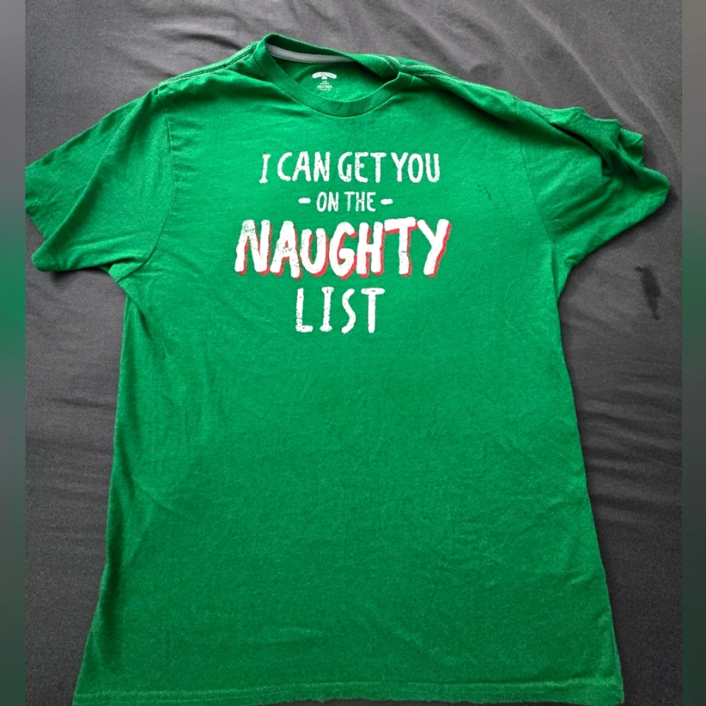 Christmas Green Graphic Men's T-Shirt